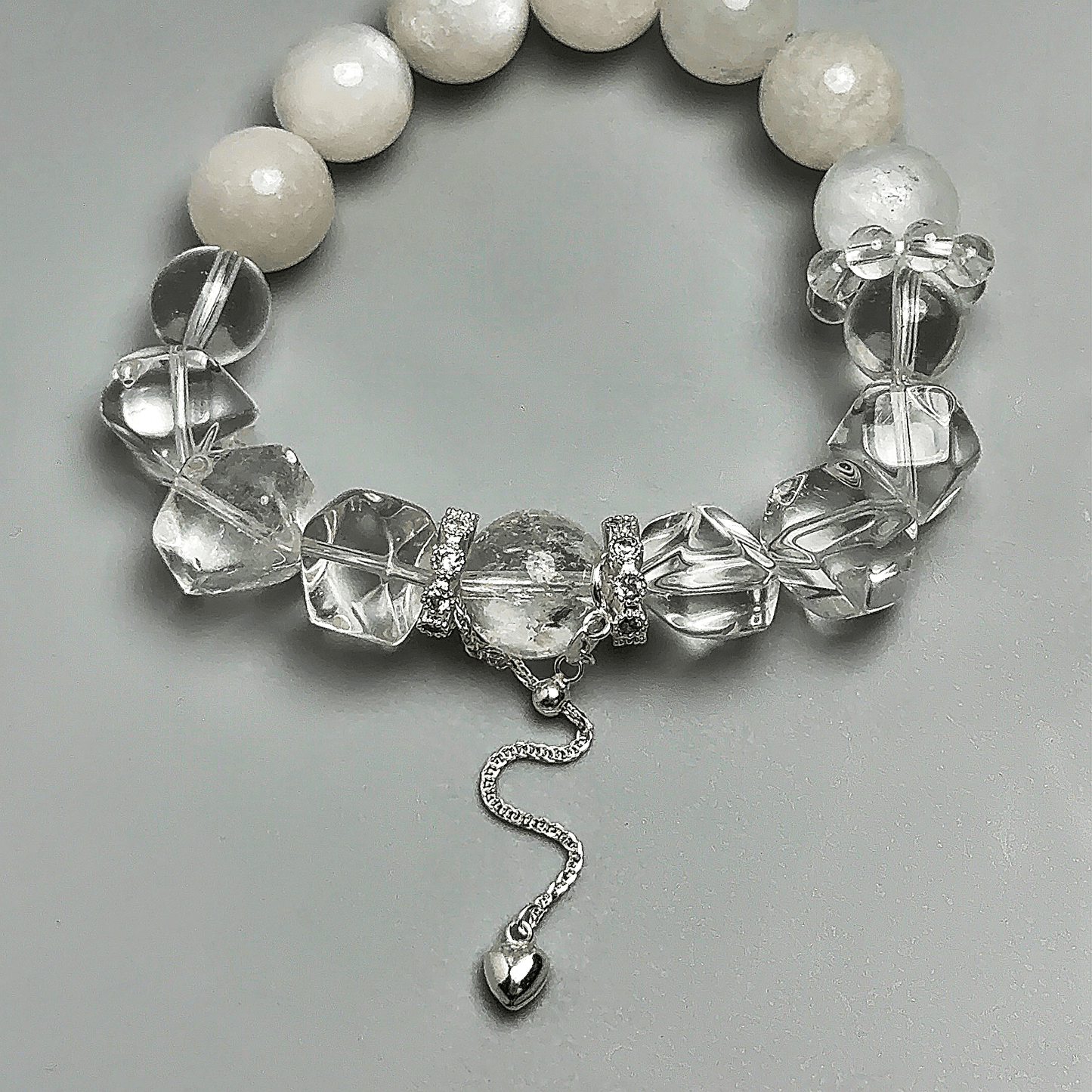 Ethereal Glow | Handmade Crystal Bracelet