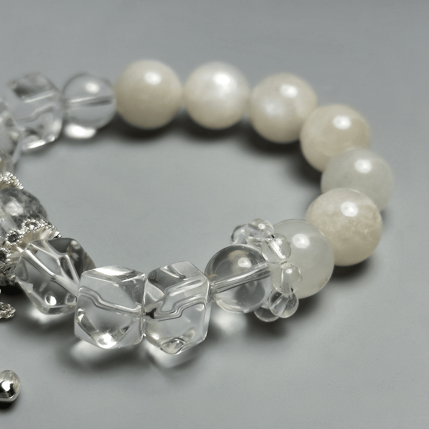 Ethereal Glow | Handmade Crystal Bracelet
