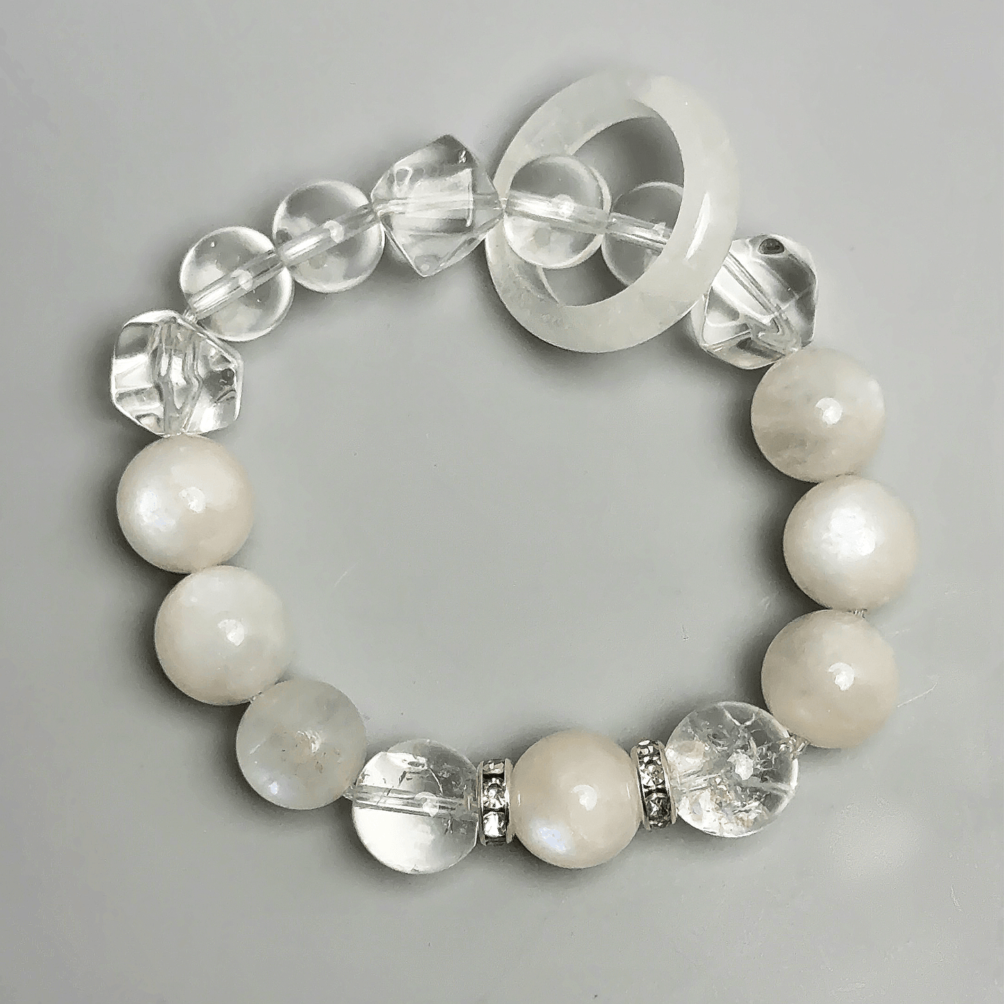 Moonlit Circle | Handmade Crystal Bracelet