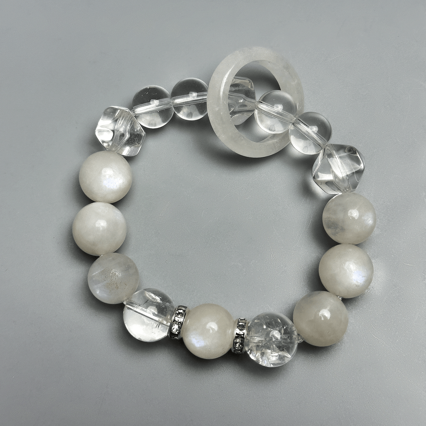 Moonlit Circle | Handmade Crystal Bracelet