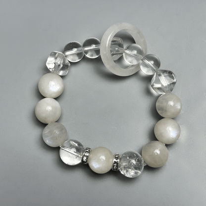 Moonlit Circle | Handmade Crystal Bracelet