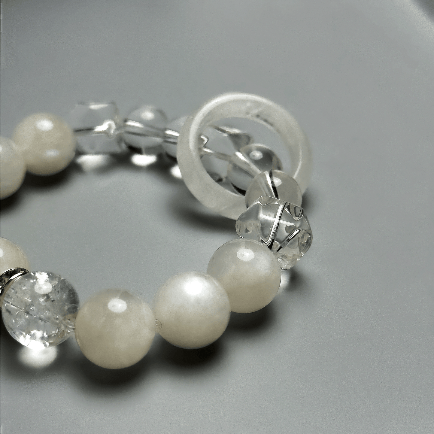 Moonlit Circle | Handmade Crystal Bracelet